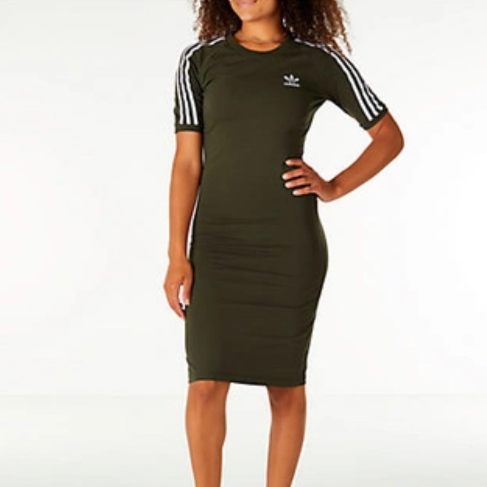 ADIDAS WOMENS 3 STRIPES DRESS